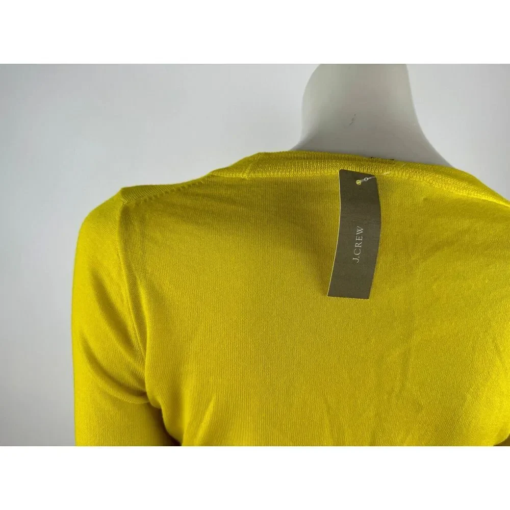 J Crew Merino Wool Long Sleeve Sweater‎ Women XS NWT Lightweight Pullover E1277